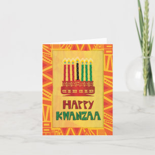 Carte de voeux Kwanzaa - Unité et Paix
