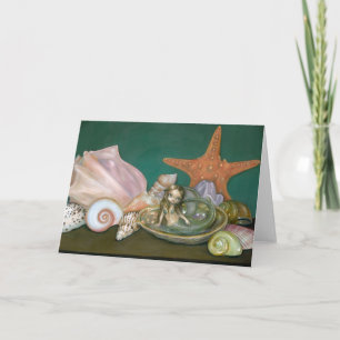 Carte de voeux "La Vie Toujours Avec Une Sirène"
