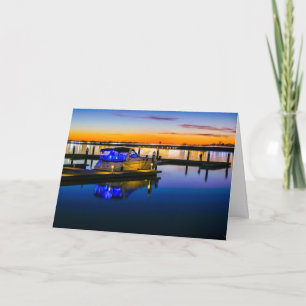 Carte de voeux Lake Ray Hubbard Rockwall TX Sunset