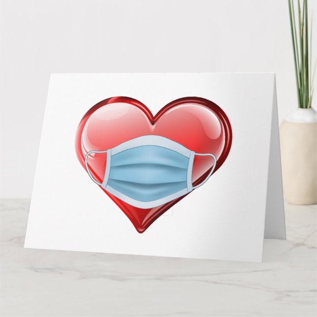 Carte de vœux L'amour triomphe (Devant)