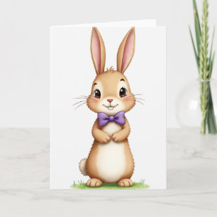 Carte de vœux Lapin Ami