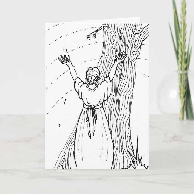 Carte de voeux - Larmes à couver (Devant)