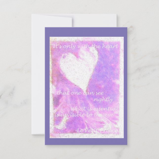 Carte de voeux Le Petit Prince (Devant)