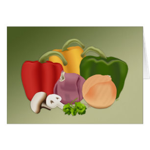 Carte de voeux légume