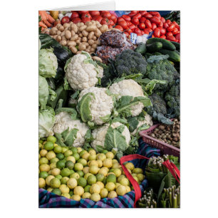 Carte de voeux Légume mixte
