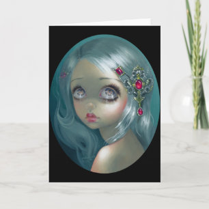 Carte de voeux "Les yeux au ciel"