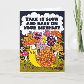 Carte de vœux lettrepress pour anniversaire 'Prene