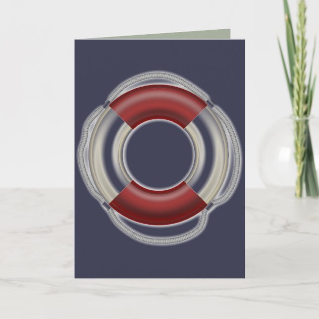 Carte de voeux Lifesaver (Devant)