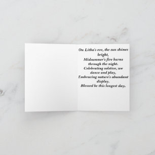 Carte de voeux Litha