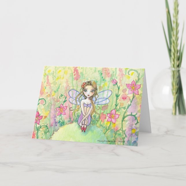 Carte de voeux Little Chloe Fairy (Devant)