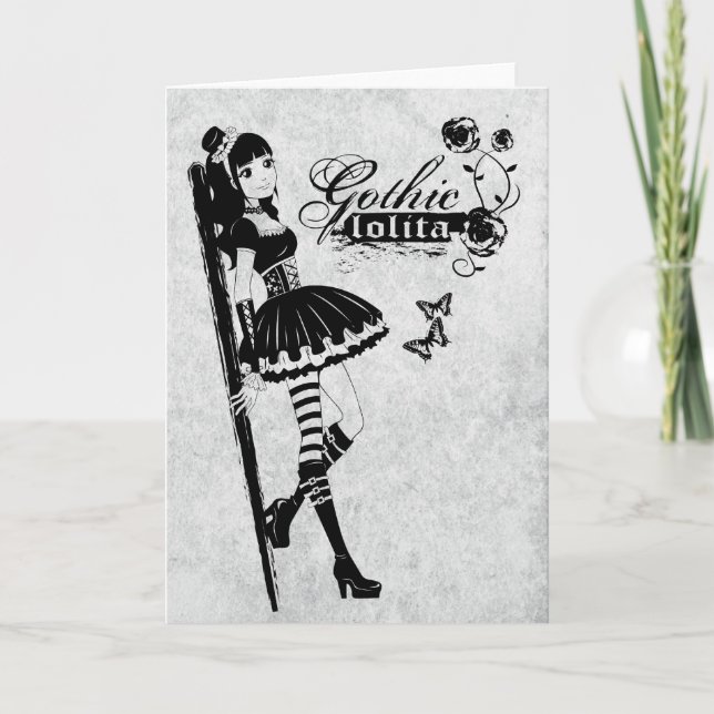 Carte de voeux Lolita (Devant)