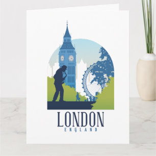 Carte de voeux London England Skyline