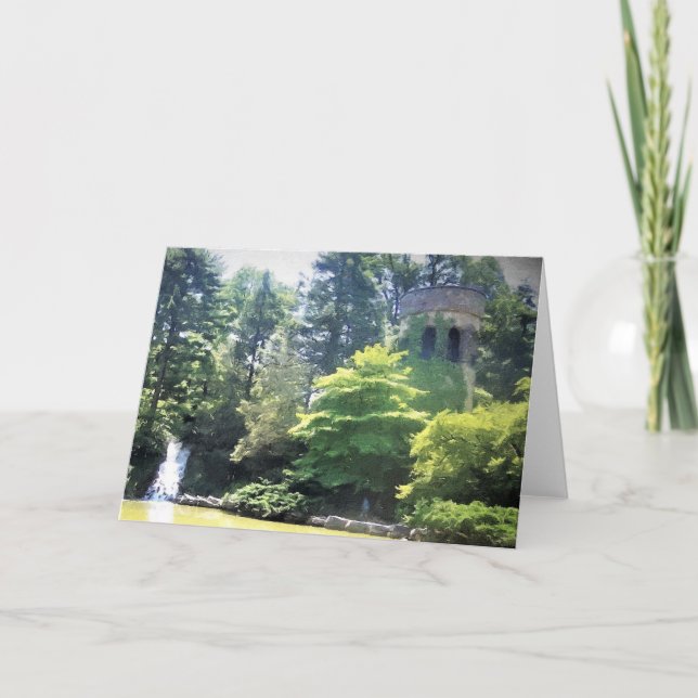 Carte de voeux Longwood Gardens Clocktower (Devant)