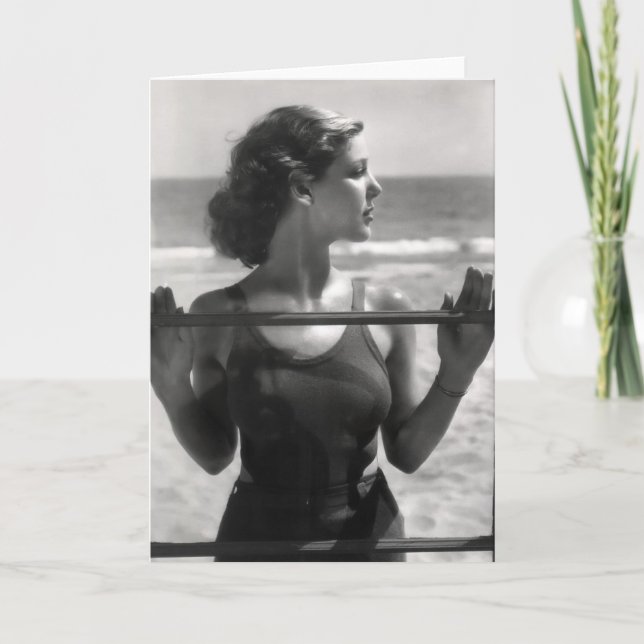 Carte de voeux Loretta Young (Devant)