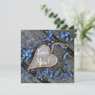 Carte de voeux Love Flat