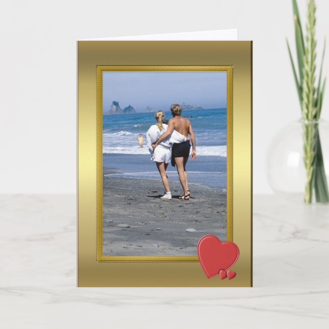 Carte de voeux Love Photo (Devant)