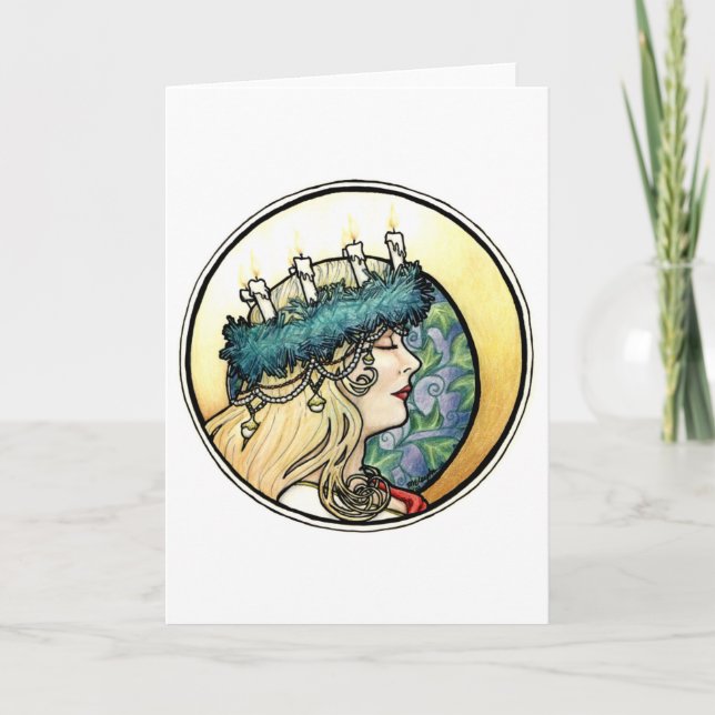 Carte de voeux "Lucia" (Devant)