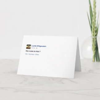 Carte de voeux Lucille Wittgenstein