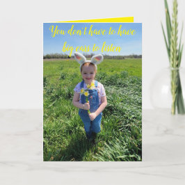 Carte de voeux "Lucy"