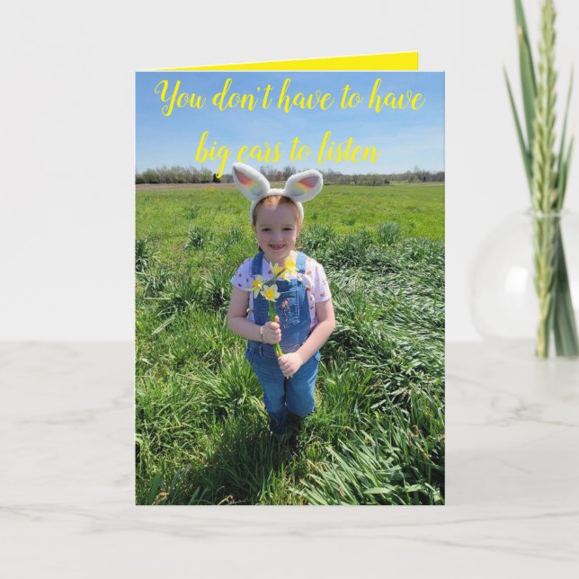 Carte de voeux "Lucy" (Devant)