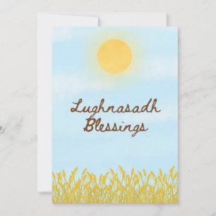 Carte de voeux Lughnasadh