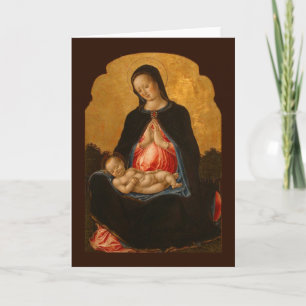 Carte de voeux Madonna & Child art