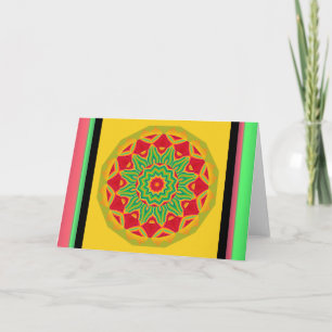 Carte de voeux Mandala