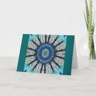 Carte de voeux Mandala "Winter Solstice"