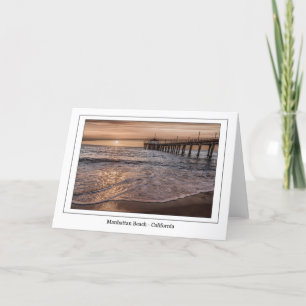 Carte de voeux Manhattan Beach Pier