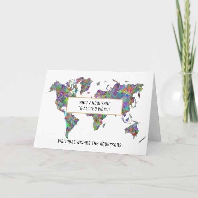 Carte de vœux MAP Noël Nouvel An Personnalisée (Devant)