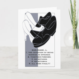 Carte de voeux mariage