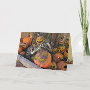Carte de voeux Master Halloween Citrouille