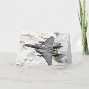 Carte de voeux McDonnell Douglas F-15 Eagle