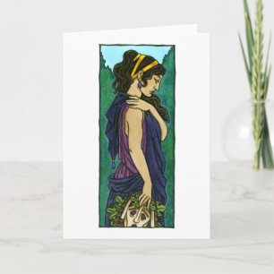 Carte de voeux Melpomene