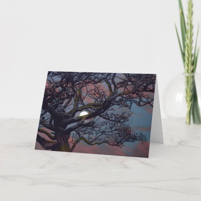 Carte de voeux Mémoire de la Lune (Devant)