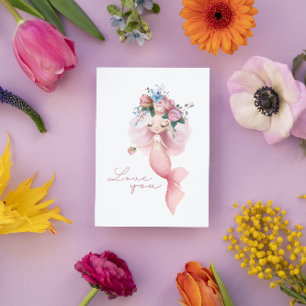 Carte de voeux Mermaid Love You