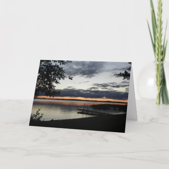 Carte de voeux ~ Météo la tempête (Devant)