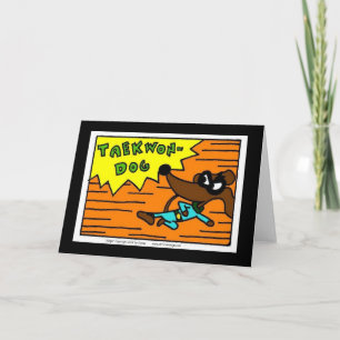 Carte de voeux Midge TAEKWON-DOG