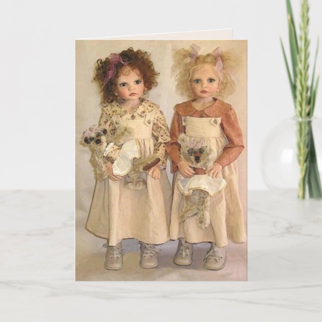 Carte de voeux mignonne (Devant)