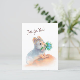 Carte de vœux mignonne - Juste pour vous