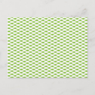 Carte de vœux minimaliste verte de Noël avec du ho