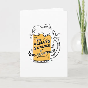 Carte de voeux Miss You Drains de quarantaine