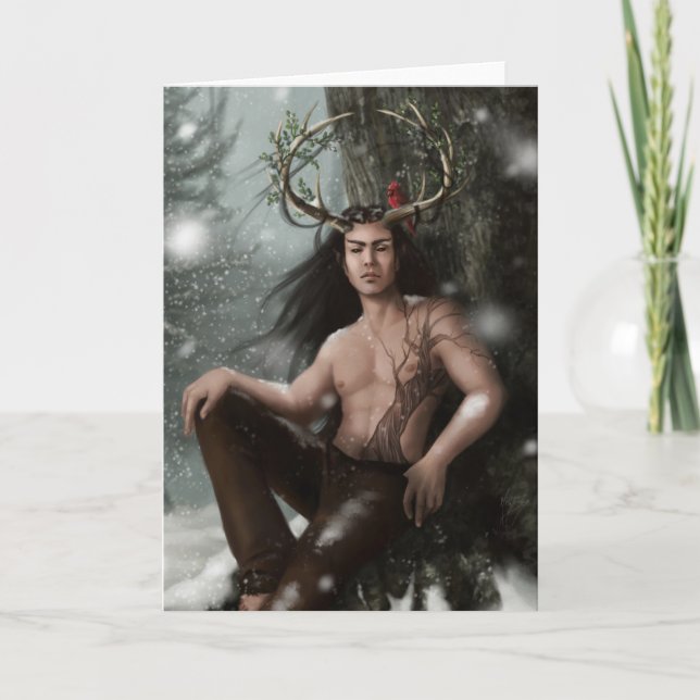 Carte de voeux "Mistletoe" (Devant)