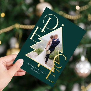 Carte de vœux moderne de vacances avec arbre de pa