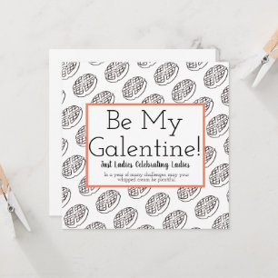 Carte de voeux modifiable pour la Saint-Galentin