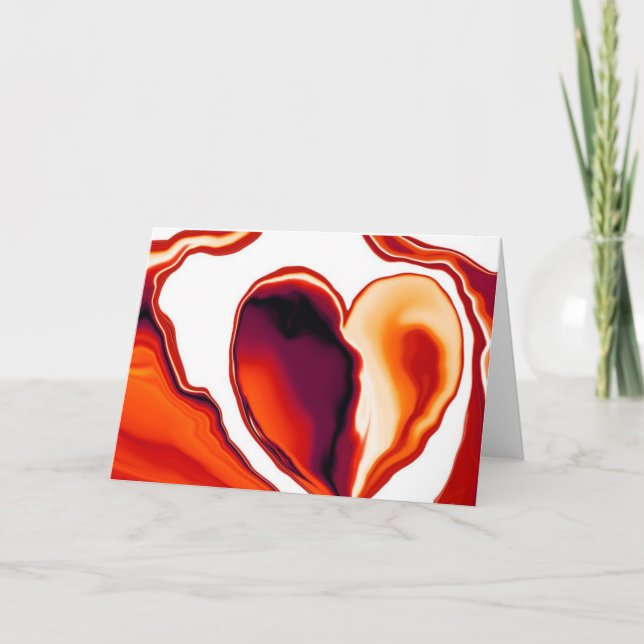 Carte de voeux Molten Heart_1 (Devant)