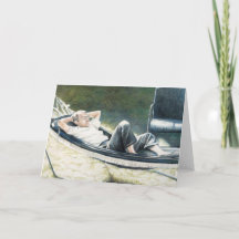 Carte de voeux "Mon père" Reproduction d'art origi