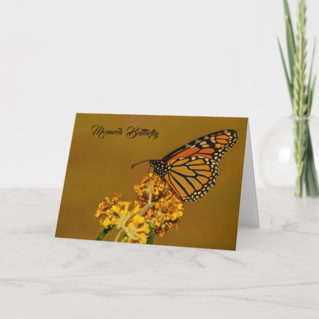Carte de voeux Monarch Butterfly (Devant)