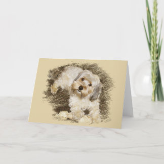 Carte de voeux Morkie