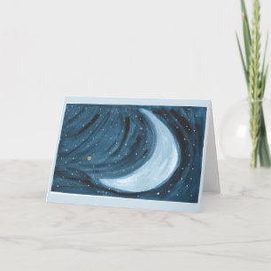 Carte de voeux Morning Star Moon